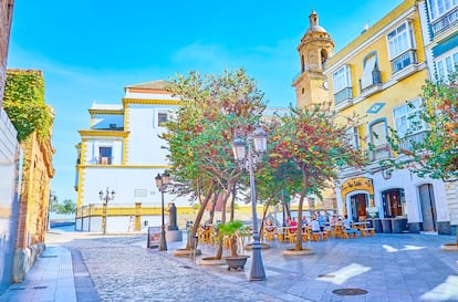 Calle Plocia en Cádiz