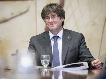 El presidente de la Generalitat, Carles Puigdemont.