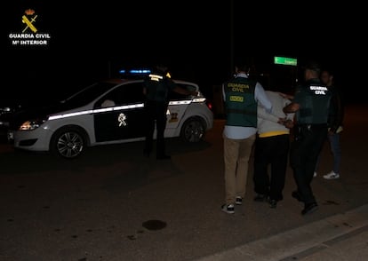 Momento de la detención del ahora condenado por el asesinato del empresario vasco.