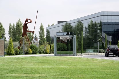 Una imagen del estudio del arquitecto Joaquín Torres en La Finca, Pozuelo.