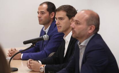 Albert Rivera, este martes en la Asamblea de Madrid. 