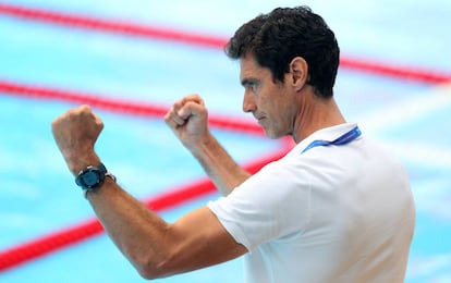 Miki Oca, durante un partido en Gwangju.