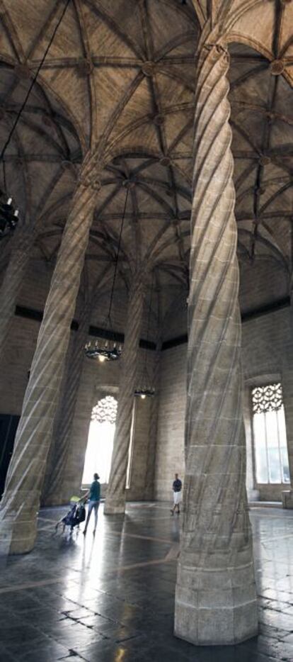 Columnas de la Llotja de Valencia.