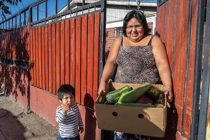 El hijo menor de Jael Noemí Ramos, de 27 años, fue diagnosticado con “sobrepeso”. El niño tenía que ponerse a dieta por prescripción del médico. “Me explicó que debía variar la comida y darle carne. Pero no me da. Mis niños no comen carne ni pollo. Me dijo que comiera una o dos frutas al día y que, si desayunaba avena, no tomara pan en el almuerzo”, relata la madre.