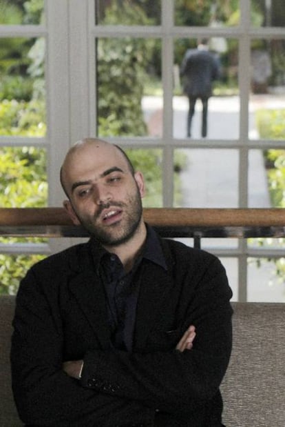 El escritor italiano Roberto Saviano.