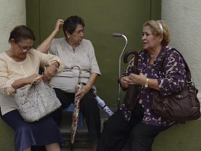 Imagen de archivo de jubilados en Veracruz en una manifestación en contra a la reforma al sistema de pensiones.