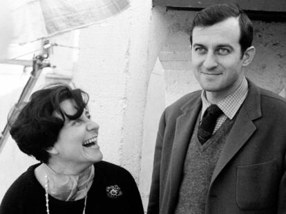 Juan Goytisolo y su pareja Monique Lange, en 1964.