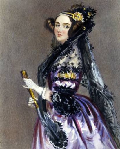 Retrato de Ada Lovelace.