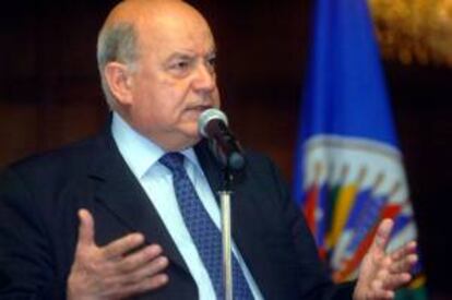 El secretario general de la OEA, José Miguel Insulza. EFE/Archivo