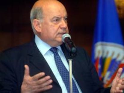 El secretario general de la OEA, José Miguel Insulza. EFE/Archivo