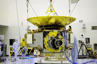 La sonda 'New Horizons', en la Tierra.