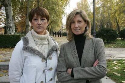 Teresa Arnanz y Patricia Sánchez, de la Asociación de Afectados por el Síndrome de Fatiga Crónica.