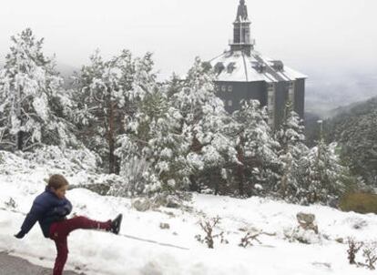 Nieve en el Puerto de Navacerrada (Cercedilla-Navacerrada)