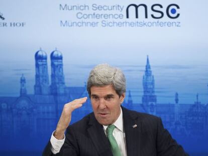 John Kerry, en la conferencia de seguridad de M&uacute;nich. 