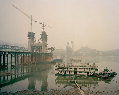 Enero de 2015. El río Yangtsé a su paso por Luohuangzhen, 
en Chongqing.
