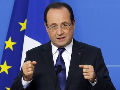 Fran&ccedil;ois Hollande, en la &uacute;ltima cumbre europea.