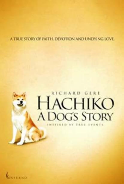 Cartel de Siempre a tu lado. Hachiko