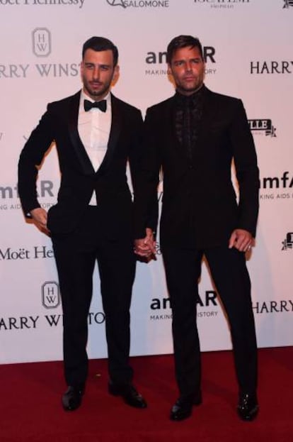 Ricky Martin, con su novio Jwan Yosef.