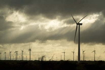 Un campo de energía eólica en el estado de Oaxaca (México).