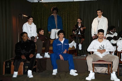 Una imagen de la presentación de 'Hombres', la primera colección masculina de María Simún.