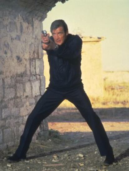 Roger Moore, en un fotograma de la pelicula 'Solo para sus ojos'.