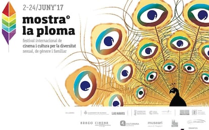 Cartel del Festival de Cine y Cultura La Ploma de Valencia.