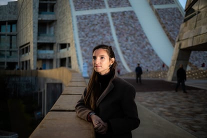 Joséphine Goube, el pasado fin de semana, en Santiago.