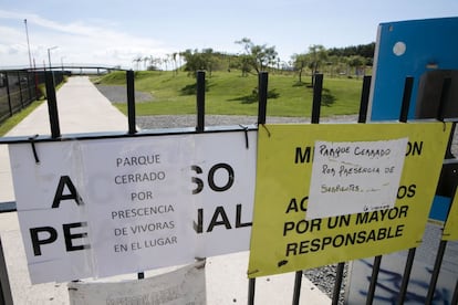 La dirección del parque no anunció cuando volverán a abrir las puertas.