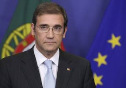 El primer ministro portugués, Pedro Passos Coelho.