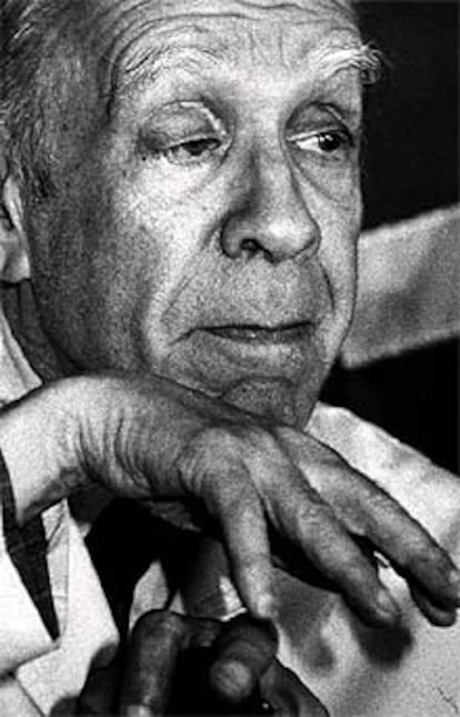 Jorge Luis Borges, en una imagen de 1986.