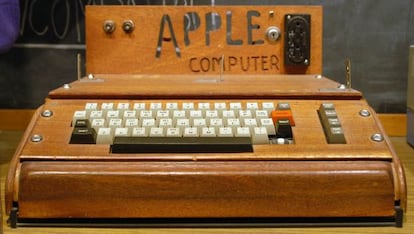 Un Apple I, exhibido en el Museo Smithsonian.