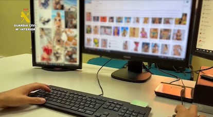 Investigación de la Guardia Civil, de las imágenes modificadas con IA de varias menores de un instituto de Valencia.