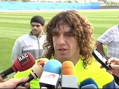 Puyol: "Queremos más y por eso estamos aquí"