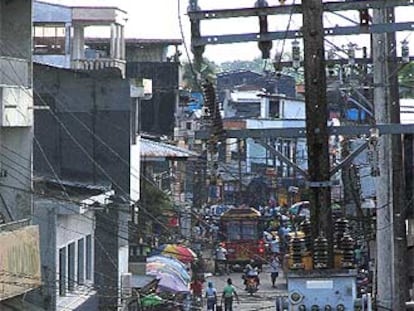 Quibdó, capital del departamento de Chocó, donde conviven desplazados, reinsertados, <b><i>narcos</b></i> y explotadores de las riquezas de la región.