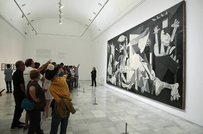 El " Guernica" de Pablo Picasso, en el Museo del Reina Sofía.