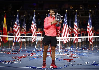 Rafael Nadal derrotó a Kevin Anderson por 6-3, 6-3 y 6-4 en 2h:27.