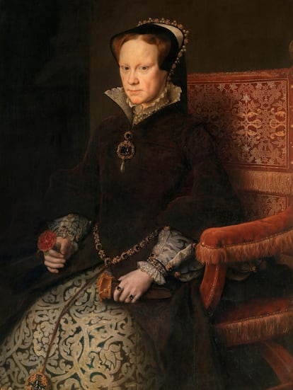 Retrato de María Tudor en el Museo del Prado.