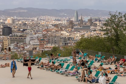 Piscina municipal de Montjuic.