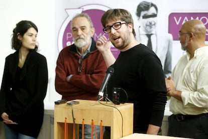 El doctor Luis Montes y Miguel Urbán.