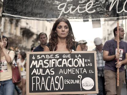 Protesta contra los recortes sociales