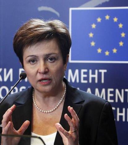 La nueva comisaria designada para Ayuda Humanitaria de la UE, la búlgara Kristalina Georgieva
