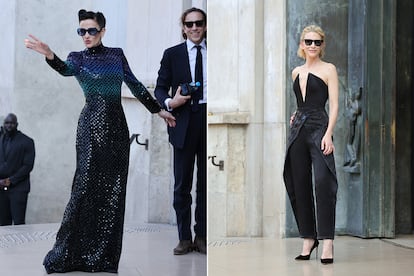 Eva Green y Cate Blanchett, a su llegada al desfile.