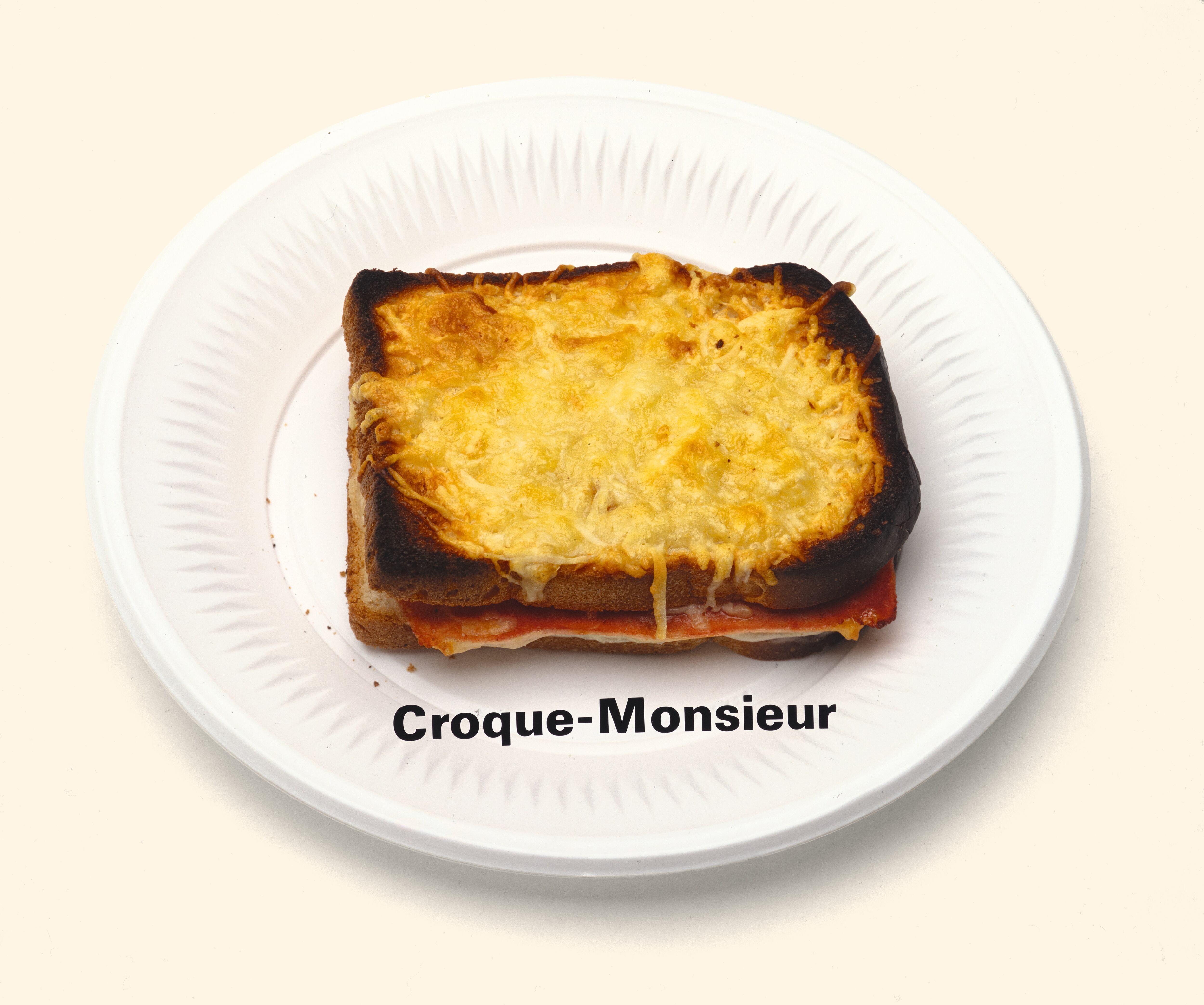 El croque monsieur del bar Corail, 1985. 