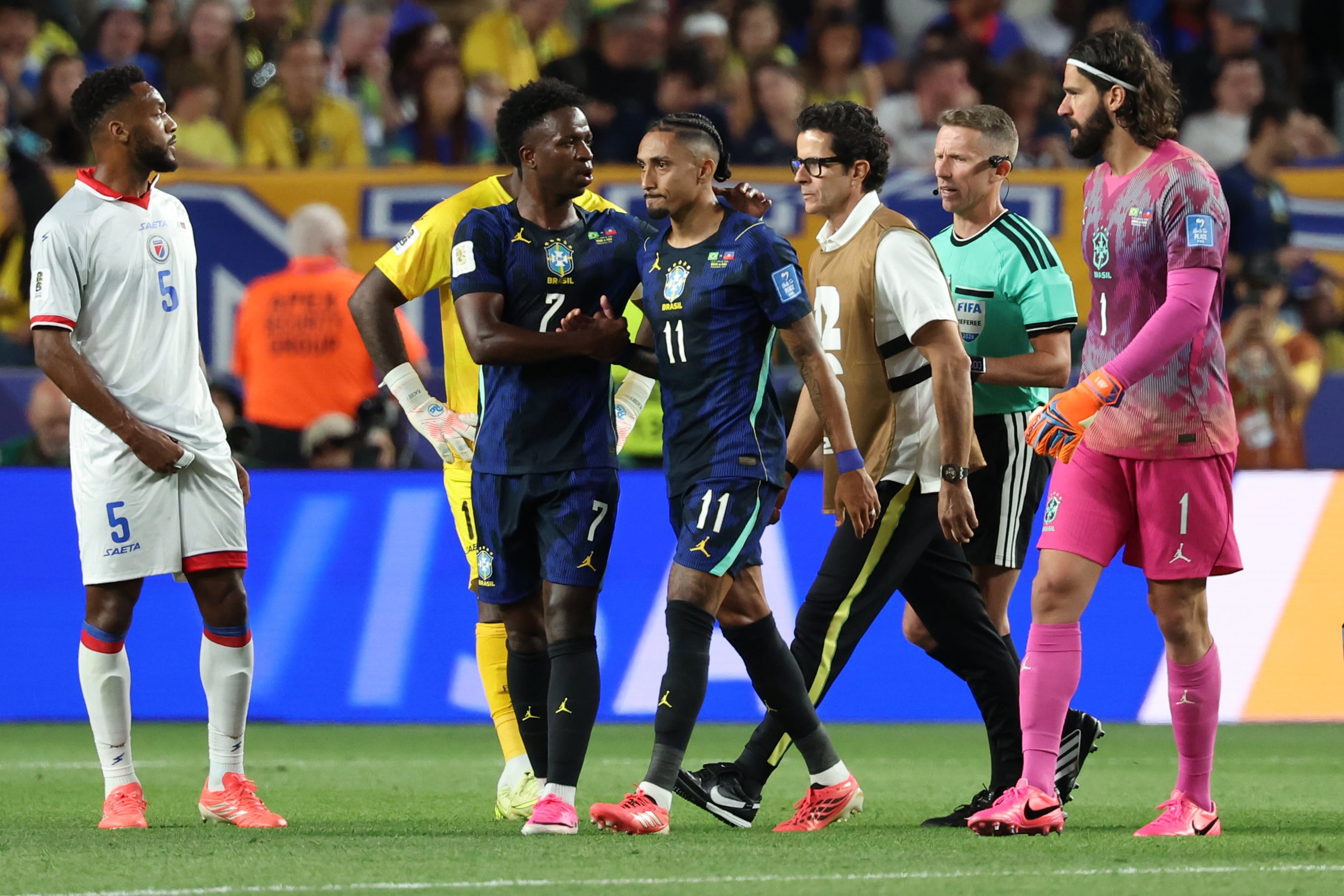 Brasil confirma la lesión muscular de Raphinha
