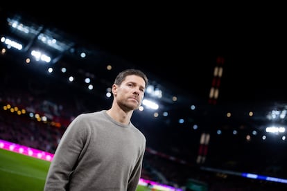 Xabi Alonso después de un partido con el Bayer Leverkusen en noviembre.