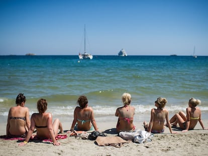 Playa d’en Bossa, en Ibiza.