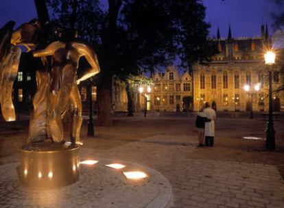 La idílica ciudad medieval de Brujas es el escenario ideal para el cine