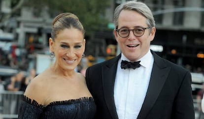 El matrimonio de actores Sarah Jessica Parker y Matthew Broderick en Nueva York el pasado septiembre. 