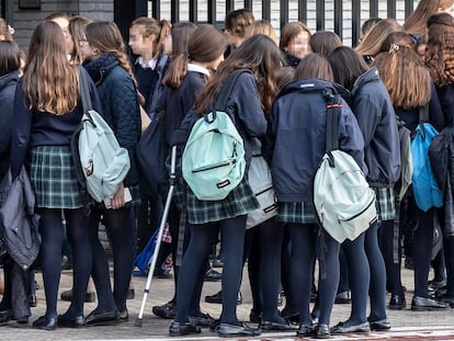 Colegio concertado Guadalaviar, al que solo van chicas, en Valencia.