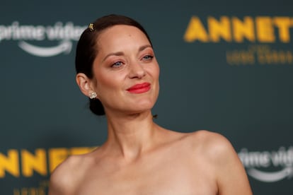 La actriz Marion Cotillard en Los Ángeles, el pasado miércoles.